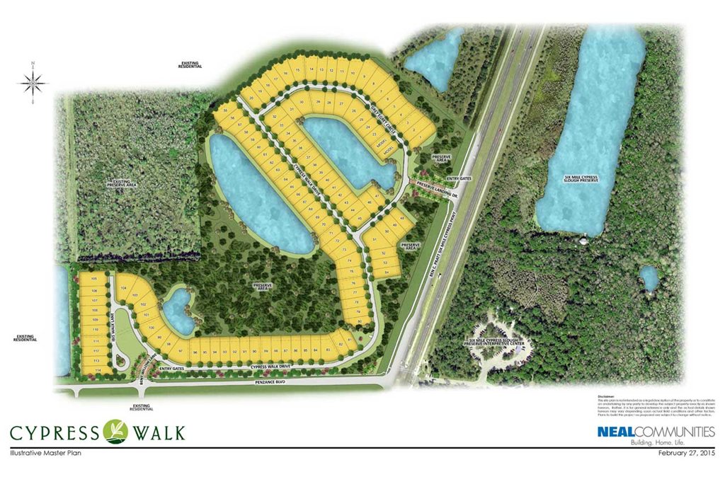Cypress Walk Site Plan